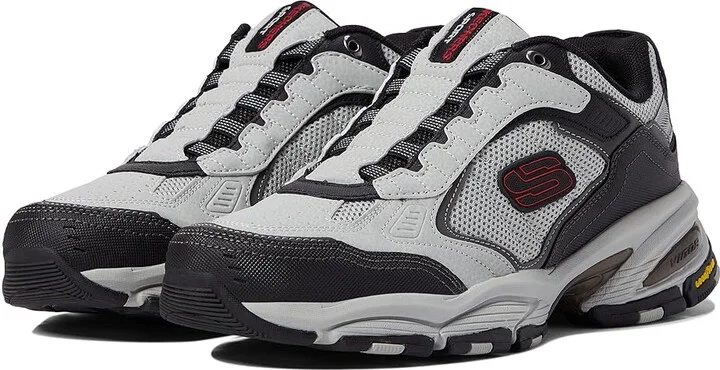 SKECHERS Vigor 3.0 Slip-On Men's Shoes Gray/Black : 7 D - Medium, Leather