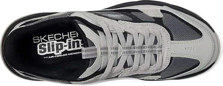 SKECHERS Vigor AT Hands Free Slip-In Sneaker Men's Shoes Gray/Black : 7 D - Medium, Suede - Image 2