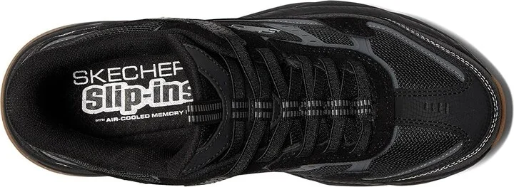 SKECHERS Vigor AT Hands Free Slip-In Sneaker Men's Shoes Gray/Black : 7 D - Medium, Suede - Image 7