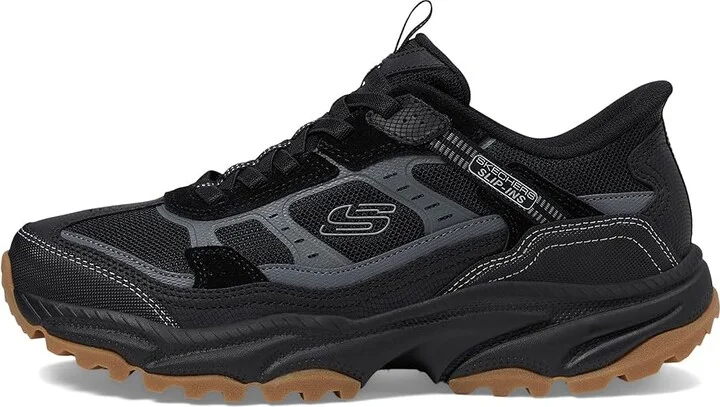 SKECHERS Vigor AT Hands Free Slip-In Sneaker Men's Shoes Gray/Black : 7 D - Medium, Suede - Image 11