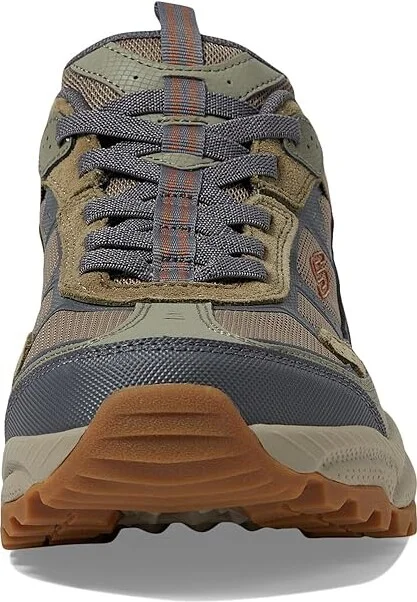 SKECHERS Vigor AT Hands Free Slip-In Sneaker Men's Shoes Olive/Gray : 9 EE - Wide, Suede - Image 3