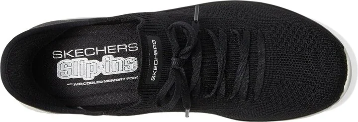 SKECHERS Virtue - Divinity Hands Free Slip-Ins Women's Shoes Black White : 5 B - Medium - Image 2
