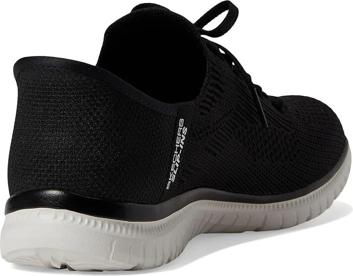 SKECHERS Virtue - Divinity Hands Free Slip-Ins Women's Shoes Black White : 5 B - Medium - Image 4