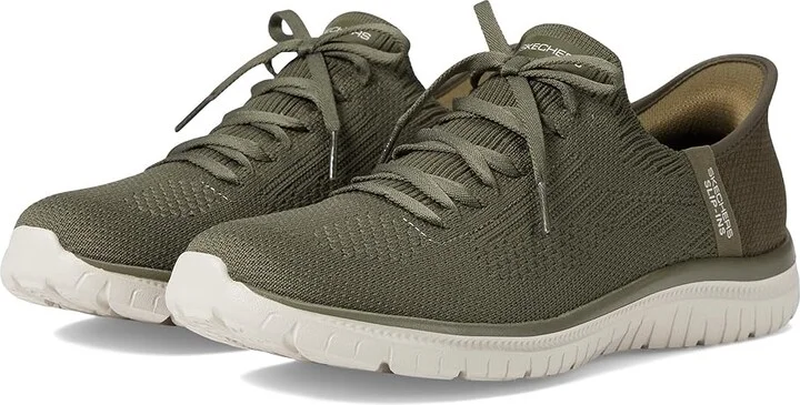 SKECHERS Virtue - Divinity Hands Free Slip-Ins Women's Shoes Olive : 5 B - Medium