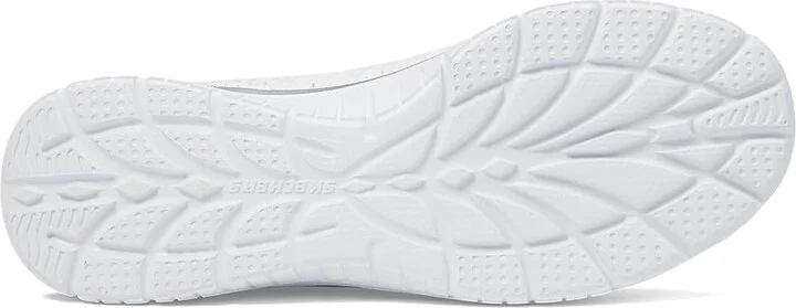 SKECHERS Virtue Lucent Women's Shoes White Silver : 9 B - Medium, Synthetic - Image 3