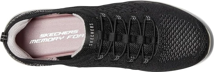 SKECHERS Virtue Show Runner Women's Shoes Black Pink : 8.5 B - Medium, Synthetic - Image 2