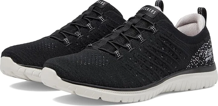 SKECHERS Virtue Show Runner Women's Shoes Black Pink : 8.5 B - Medium, Synthetic