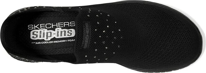SKECHERS Virtue Starlight Hands Free Slip-Ins Women's Shoes Black : 6 B - Medium - Image 2
