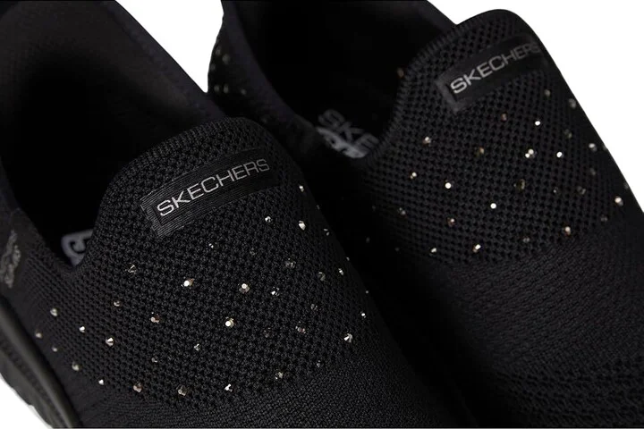 SKECHERS Virtue Starlight Hands Free Slip-Ins Women's Shoes Black : 6 B - Medium - Image 7