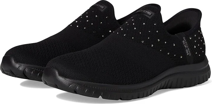 SKECHERS Virtue Starlight Hands Free Slip-Ins Women's Shoes Black : 6 B - Medium
