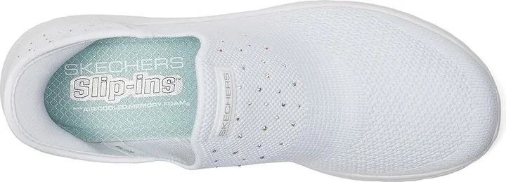 SKECHERS Virtue Starlight Hands Free Slip-Ins Women's Shoes White : 11 B - Medium - Image 2