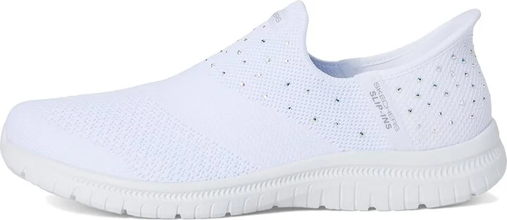 SKECHERS Virtue Starlight Hands Free Slip-Ins Women's Shoes White : 11 B - Medium - Image 6