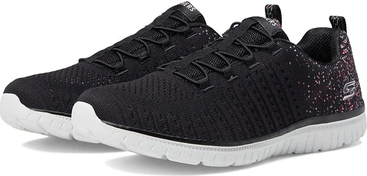 SKECHERS Virtue Women's Shoes Black Pink : 5.5 C - Wide, Textile