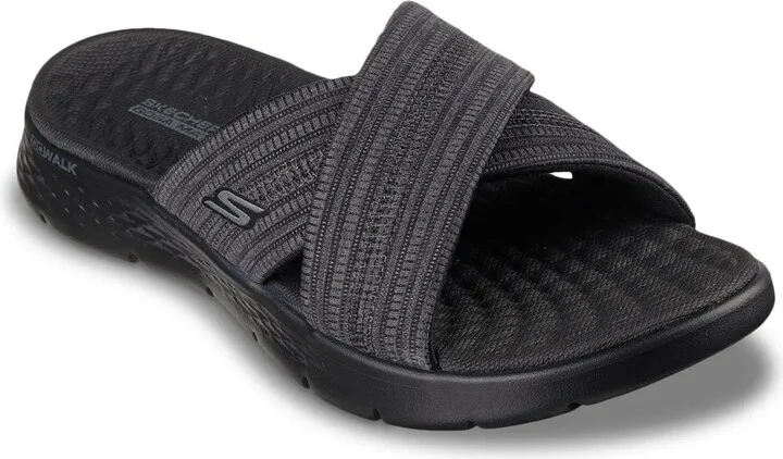 Skechers Wide Width GO WALK Flex Impressed Sandal