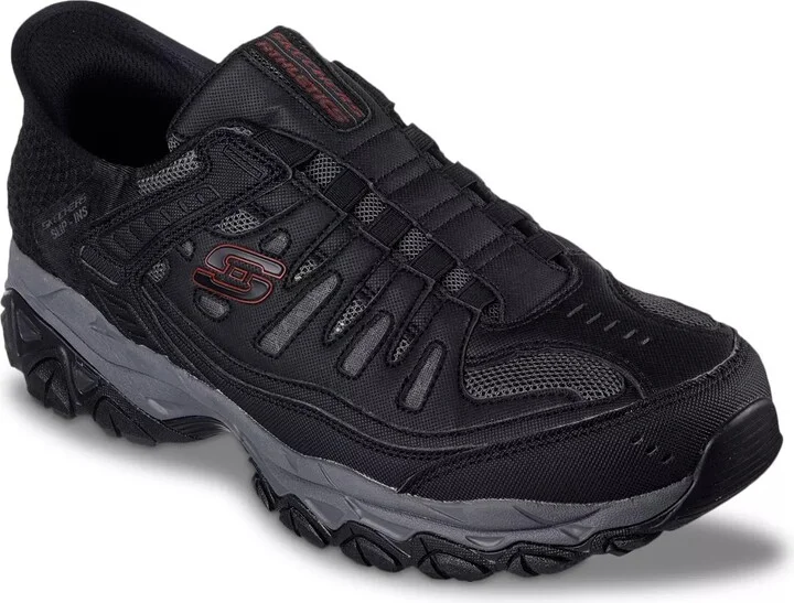 Skechers Wide Width Hands Free SlipIns After Burn Memory Fit Ridgeburn SlipOn Sneaker