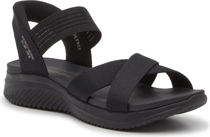 Skechers Wide Width Hands Free SlipIns Ultraflex 3.0 Sandal