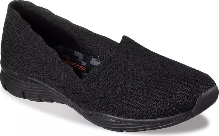 Skechers Wide Width Scallop Collar SlipOn