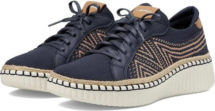 SKECHERS Wilshire Blvd - Bellevue Women's Shoes Navy : 7.5 B - Medium, Synthetic