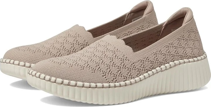 SKECHERS Wilshire - Blvd Women's Shoes Taupe : 5.5 B - Medium, Rubber