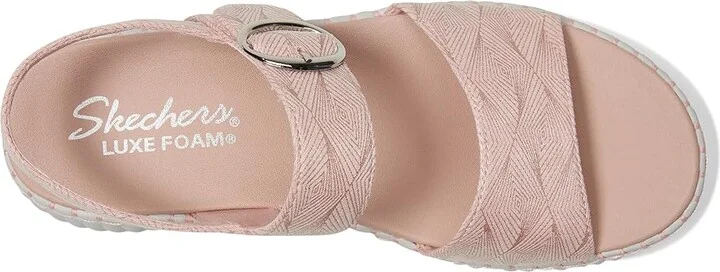 SKECHERS Wilshire Boulevard - Illusion Of Love Women's Sandals Blush : 8 B - Medium, Rubber/Suede - Image 2