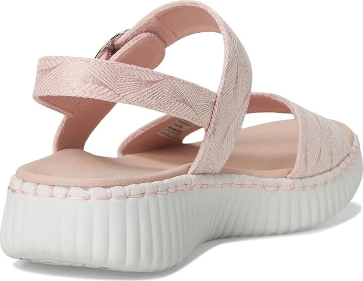 SKECHERS Wilshire Boulevard - Illusion Of Love Women's Sandals Blush : 8 B - Medium, Rubber/Suede - Image 4