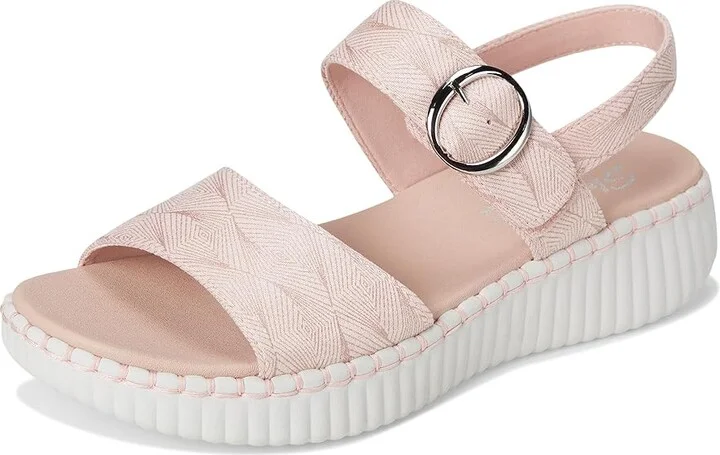 SKECHERS Wilshire Boulevard - Illusion Of Love Women's Sandals Blush : 8 B - Medium, Rubber/Suede - Image 5