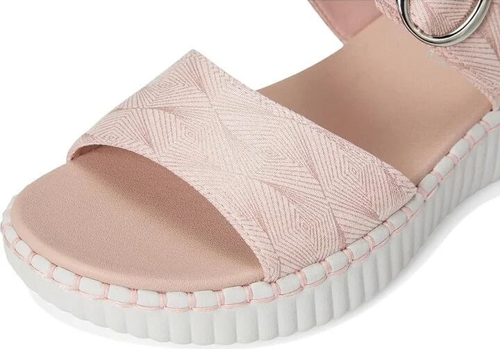 SKECHERS Wilshire Boulevard - Illusion Of Love Women's Sandals Blush : 8 B - Medium, Rubber/Suede - Image 7
