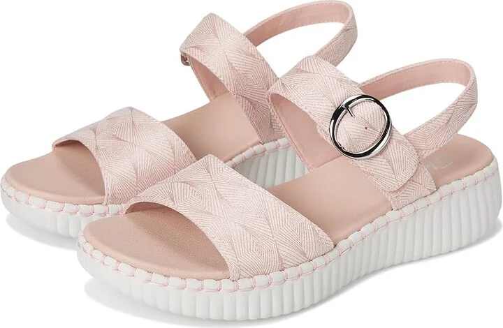 SKECHERS Wilshire Boulevard - Illusion Of Love Women's Sandals Blush : 8 B - Medium, Rubber/Suede