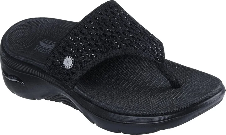 Skechers Women's 3Pt Wedge Flip-Flop