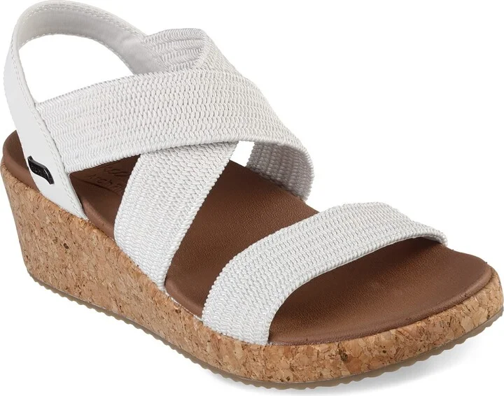 Skechers Women's Arch Fit Beverlee-Love Stays Wedge Sandal