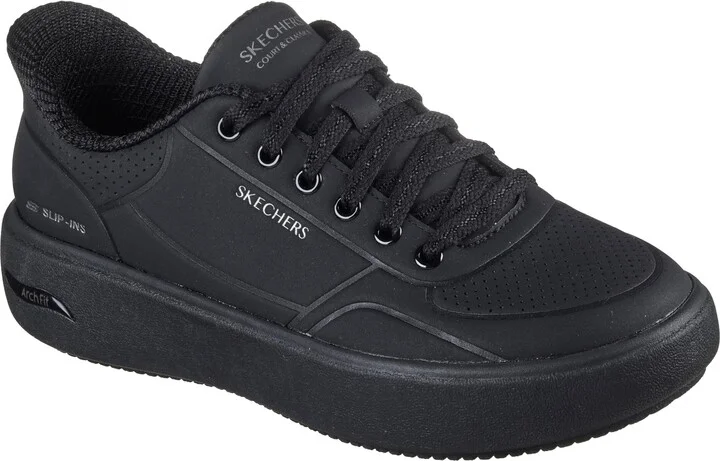 Skechers Women's Arch FIT Horizon Court-Solid Choice Hands Free Slip-Ins Sneaker