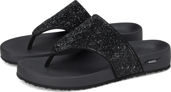 Skechers Women's Arch FIT Vinyasa-Glam TIME Flip-Flop