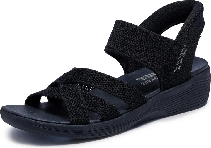 Skechers Women's Arya-Cooling Off Hands Free Slip-Ins Wedge Sandal