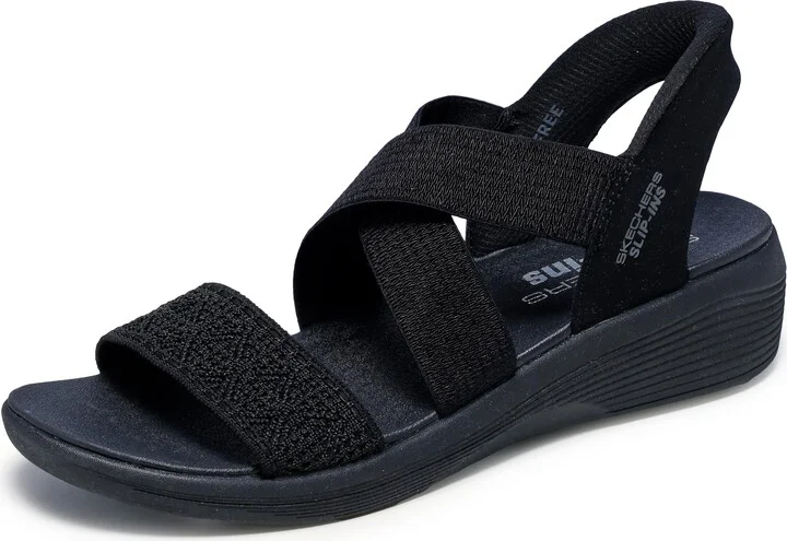 Skechers Women's Arya-Very Demure Hands Free Slip-Ins Wedge Sandal