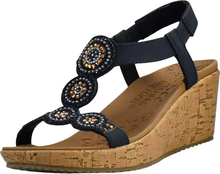 Skechers womens Beverlee - Date Glam Sandal