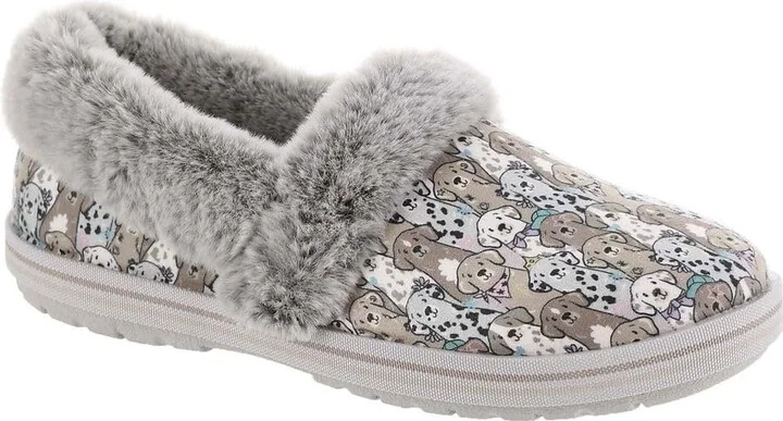 Skechers Women's Bobs Too Cozy-Dapper Pup Slipper