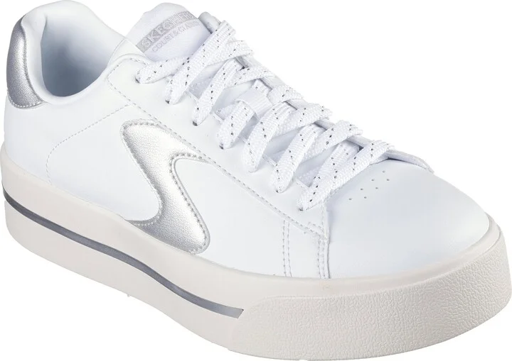 Skechers Women's CAMDENN-Metallic Skies Sneaker