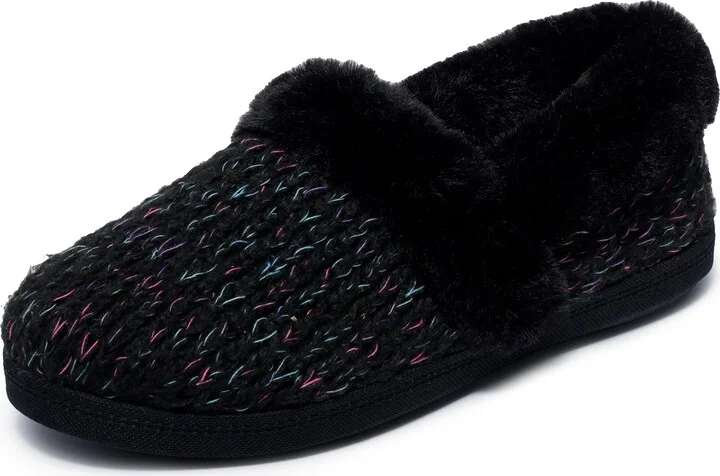 Skechers Women's Cozy Campfire-Colorful Snuggles Slipper