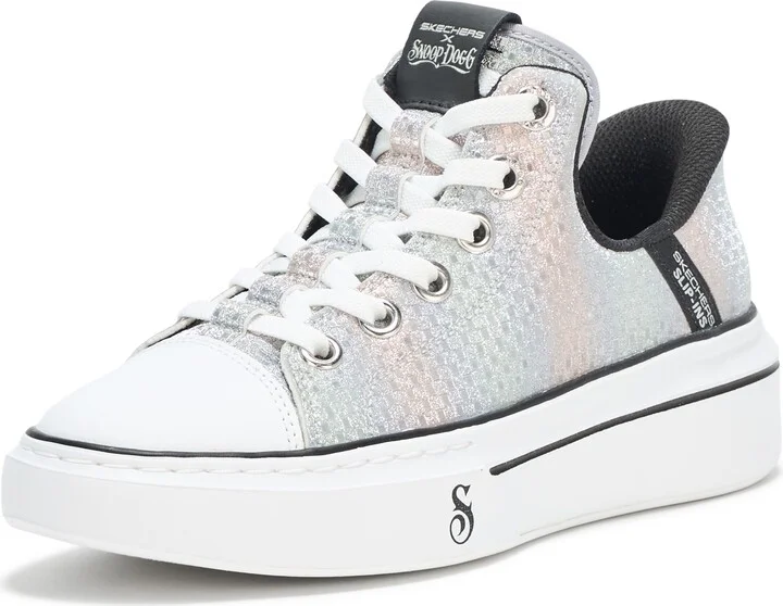 SKECHERS Women's Dogg ONE-Disco Snoop Hands Free Slip-Ins Sneaker