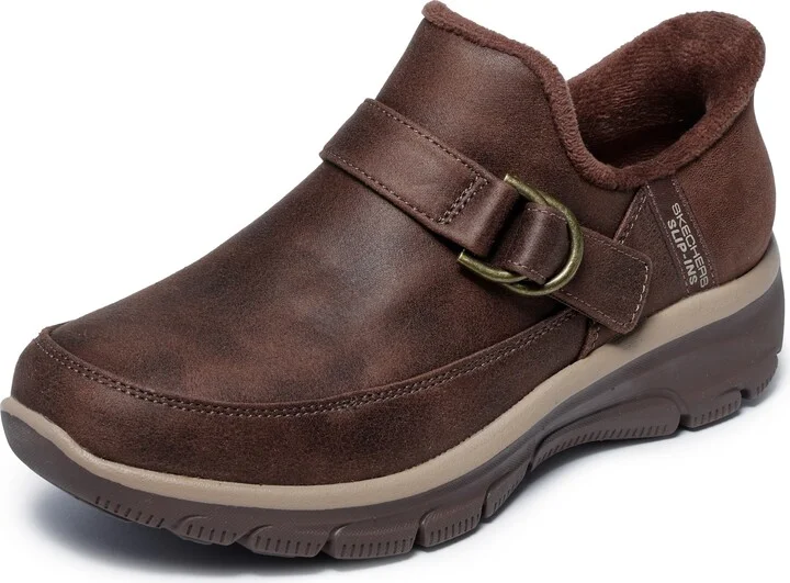 Skechers Women's Easy Going-Fun Habits-Hands Free Slip-Ins Ankle Boot