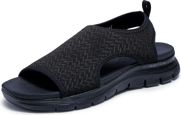 Skechers Women's Flex Appeal 4.0-Livin' in This Sport Sandal