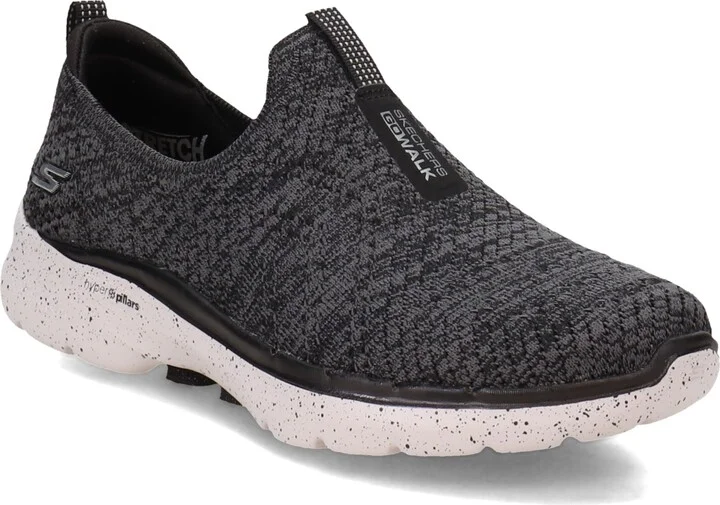 Skechers Women's GO Walk 6 Textured Knit Sneaker