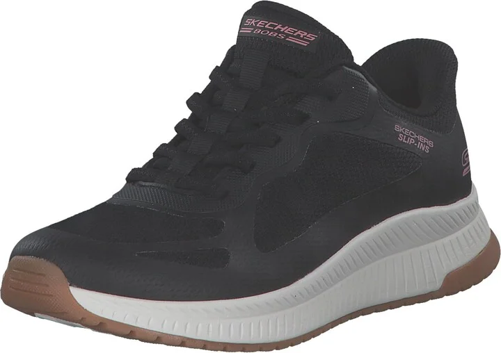 Skechers Women's Hands Free Slip-Ins Bobs Squad 4-Staple Look Sneaker