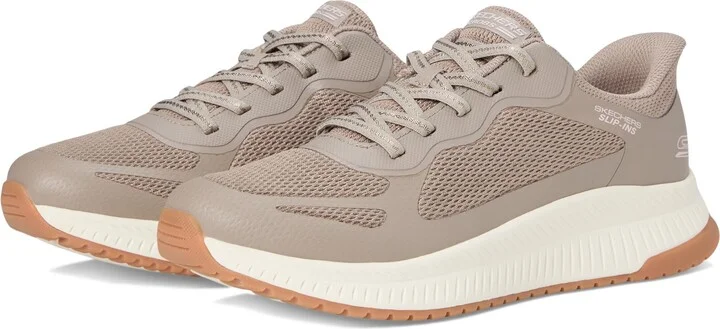 Skechers Women's Hands Free Slip-Ins Bobs Squad 4-Staple Look Sneaker