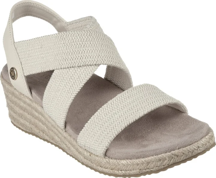 SKECHERS Women's Martha Stewart Arch FIT Beverlee-Brentwood Wedge Sandal