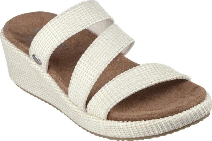 SKECHERS Women's Martha Stewart Arch FIT Beverlee-Morningside Wedge Sandal