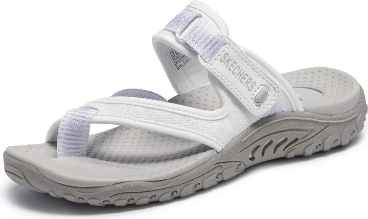 Skechers Women's Reggae-Seize The Day-Toe Thong Sandal Flip-Flop