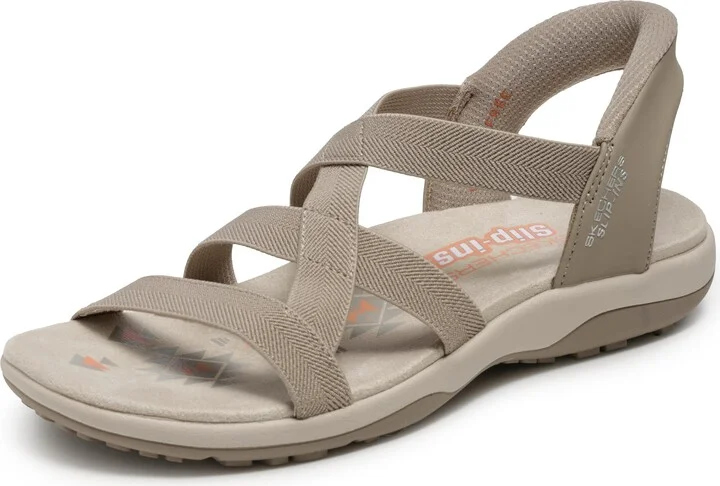 Skechers Women's Reggae Slim-Stretch Flex Hands Free Slip-ins Sandal
