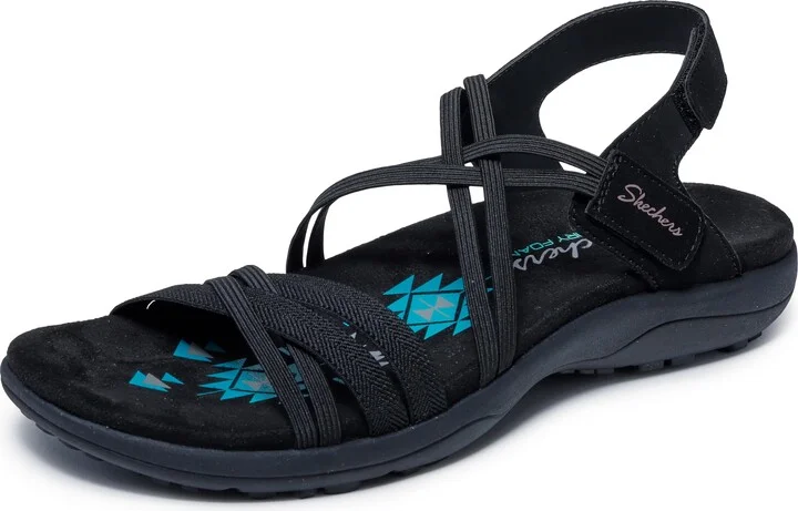 Skechers Women's Reggae Slim-Takes Two Flat Sandal