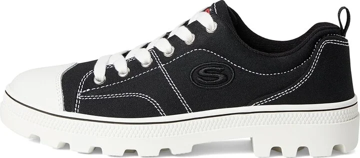 SKECHERS Women's Roadies-True Roots Sneaker Women's Shoes Black : 6 medium, Synthetic - Image 6